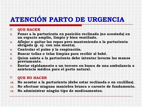 Atenci N Parto De Urgencia Que Hacer Poner A La Parturienta En Posici N