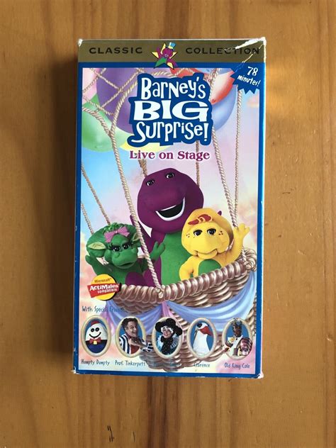 Barneys Big Surprise Live On Stage Vhs 1998 Tested And Working 45986022592 Ebay