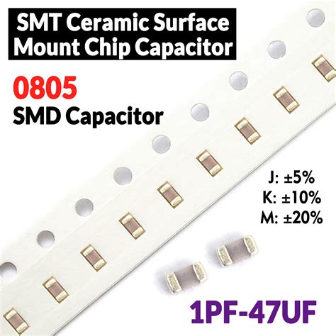 Smd Capacitor Smt Ceramic Surface Mount Chip Capacitors Pf Uf