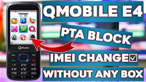 Qmobile E4 Imei Change With New Code Working Youtube