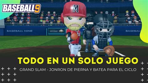 Baseball Grand Slam Batea Para El Ciclo Jonron De Campo Videojuegos