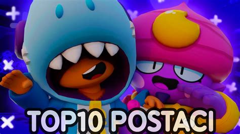 Top 10 NAJLEPSZYCH Postaci Maj Brawl Stars PL YouTube