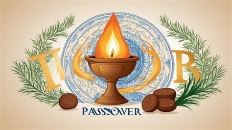 Premium Vector Happy Passover Greeting Vector Illustration