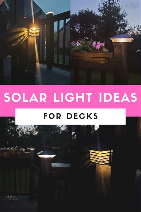 5 Solar Deck Lighting Ideas - Light your Deck on a Budget! – Craftivity ...