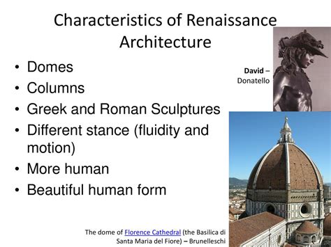 Renaissance Architecture Characteristics