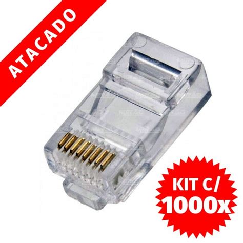 Somos Importador E Distribuidor De 1000 UNIDADES DE CONECTOR RJ45 CAT5