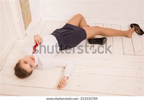 Crime Scene Office Body Lifeless Secretary Shutterstock