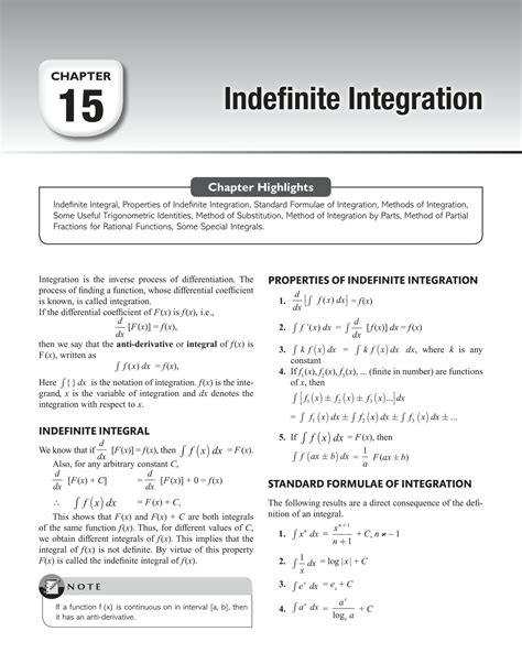 Solution Indefinite Integration Studypool