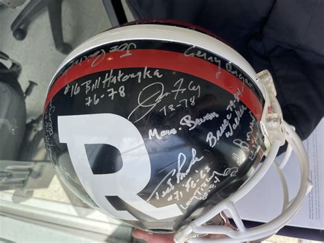 Signed Ottawa Rough Riders helmet | Collectors Weekly