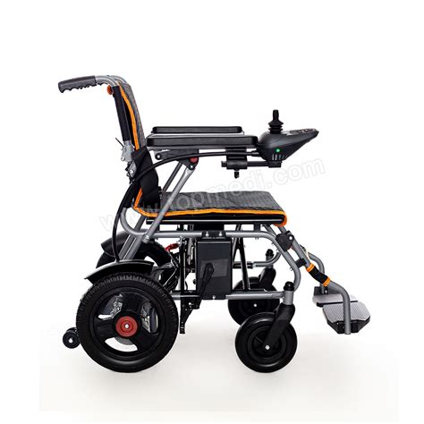 Foldable Electric Aluminum Lightweight Power Wheelchair With Lead Acid Battery China Wheel