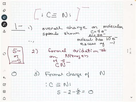 SOLVED C N For The Lewis Diagram Above Determine The Overall