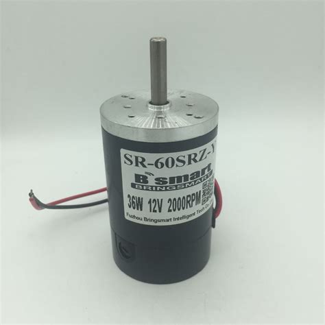 60srz Y 12v 24v Dc Motor Permanent Magnet High Speed Motor 2000 4000rpm