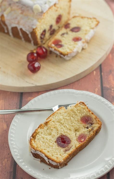 Cherry Bakewell Loaf Cake Neils Healthy Meals