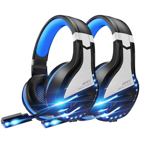 Amazon.com: NPET 【2 Pack HS10 Stereo Gaming Headset for PS4 PC Xbox One ...