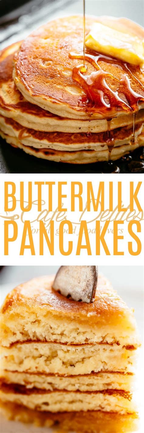 Buttermilk Pancakes Cafe Delites Yummy Breakfast Pancake Recipe