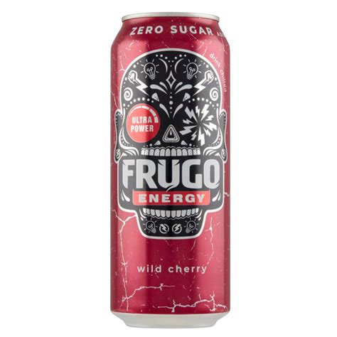 Frugo Energy Wild Cherry Gazowany napój energetyzujący 500 ml eMaja24