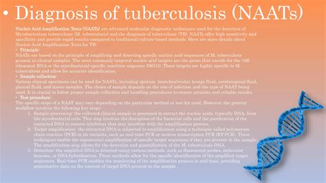 Organization Of Detection And Diagnostics Of Tuberculosis PPT