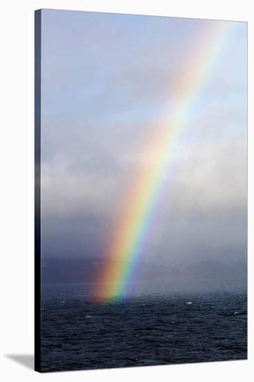 'Rainbow on the Sea' Stretched Canvas Print - Christian Kober | Art.com