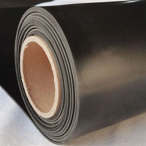 Neoprene CR Rubber Sheet Roll 1.5g/Cm³ - Acid And Alkali Rubber High ...