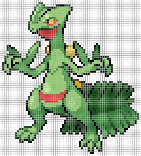 Cinderace Pokemon Pixel Art Pattern Pixel Art Pokemon Pixel Art