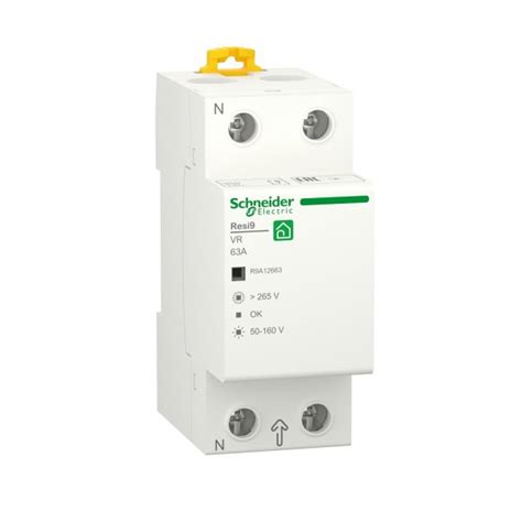 Купить Schneider Electric R9A12663 реле напряжения 63А 1P+N 230В 50Гц ...