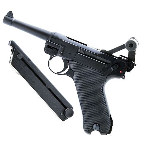 We Luger P08 Airsoft Gbb Pistol Swit Airsoft