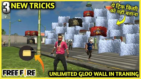 Top New Tricks In Free Fire Free Fire New Unlimited Gloo Wall Trick