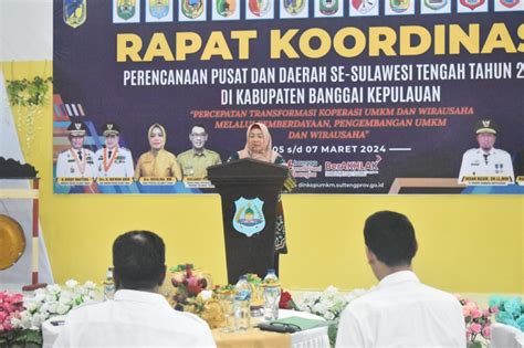 Kabupaten Banggai Kepulauan Menjadi Tuan Rumah Rapat Koordinasi