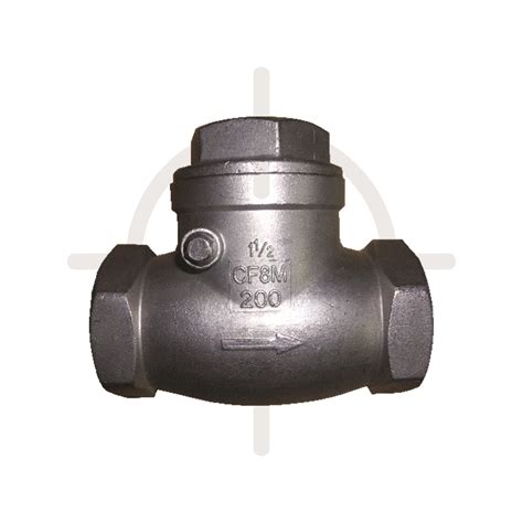 Swing Check Valve Stainless Steel 200 WOG Tujhuan Website