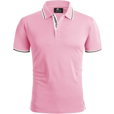 Swisswell Polo Shirts For Men Short Sleeve Solid Color Mens Golf Polo Shirts Business Polo