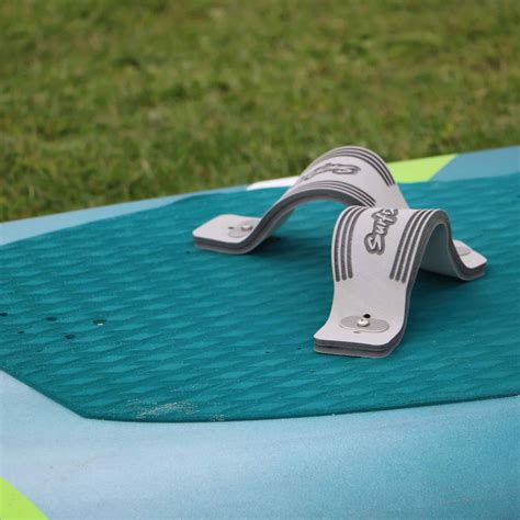 Foil Footstraps V Strap Heather Grey Foil Board Shop