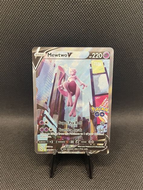 Mavin Mewtwo V 072078 Full Art Pokémon Go Swsh Pokémon Tcg