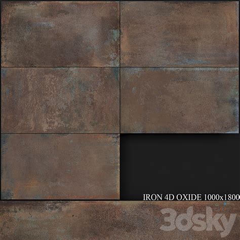 Peronda Iron 4D Oxide 1000x1800 Tile 3D Model