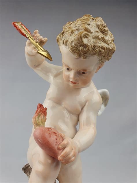 Meissen Cupid Stabbing Heart With Arrow For Sale At Stdibs