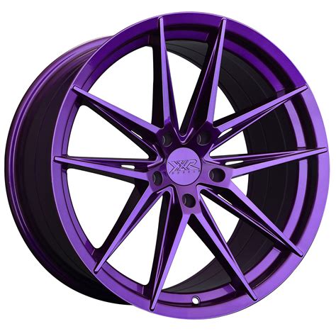 Xxr Wheels 577 18x85 5x1143 Purple Rims Et35