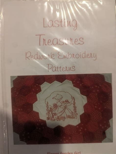 Embroidery Patterns Redwork Quilts Projects By Lasting Treasures EBay