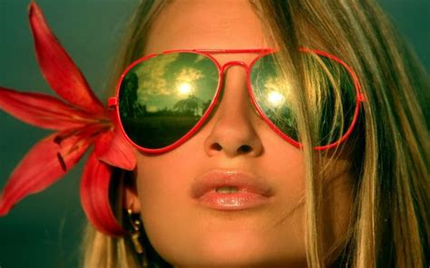 Wallpaper Face Women Model Portrait Blonde Neon Glasses