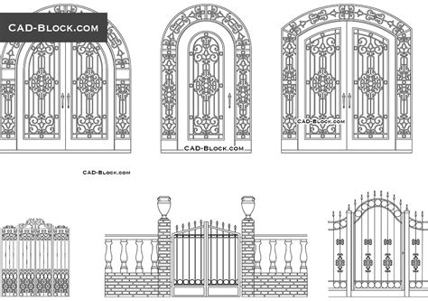 Sliding Gate Cad Block