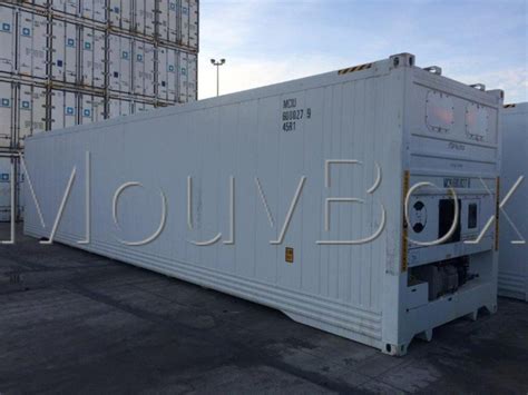 Exceptionnel 14 Conteneurs Reefer 40′ High Cube Neufs Idéal Chambre Froide