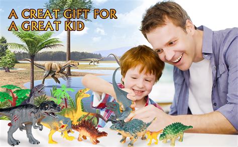 Wostoo Dinosaur Toys For Boys 23 Pcs Dinosaur Figures Playset