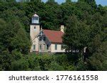 Lighthouse Landscape at Peninsula State Park, Wisconsin image - Free ...