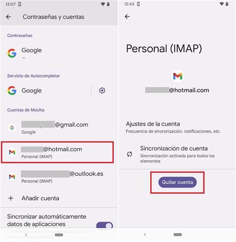 Cómo configurar una cuenta de Outlook Hotmail en Android