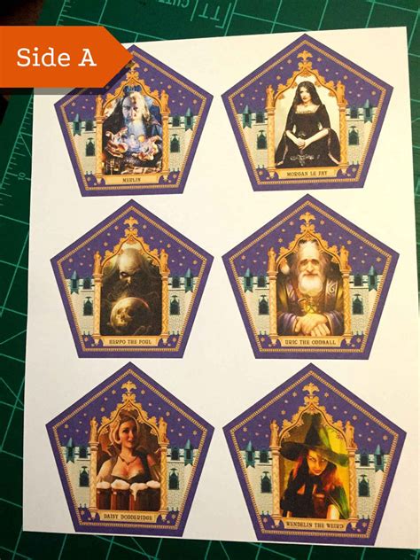 Printable Chocolate Frog Cards