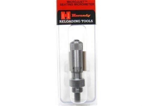 Hornady Steel Micro Adjusting Micrometer Gunsmith Seating Stem Brand