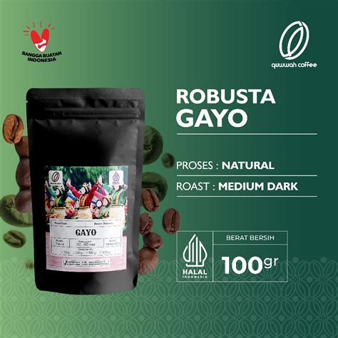 Jual Biji Kopi Bubuk Fine Robusta Gayo Aceh Robusta Coffee Beans Single