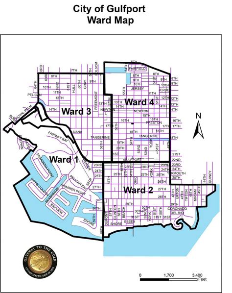 City Of Gulfport Ward Map City Of Gulfport