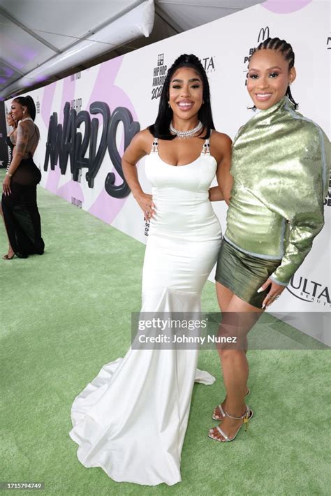 B Simone And Pretty Vee Attend The Bet Hip Hop Awards 2023 At Cobb