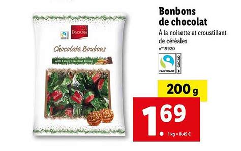 Promo Bonbons De Chocolat Chez Lidl ICatalogue Fr