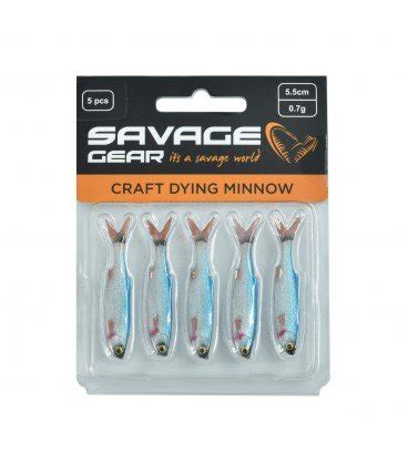 Przynęty Savage Gear Craft Dying Minnow Blue Pearl 5 5 Cm Savage Gear