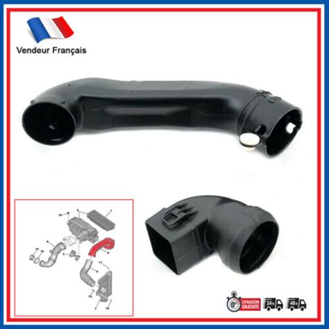 TUYAU A AIR DE BOITIER DE FILTRE PREVU CITROEN PEUGEOT 1 6 HDI 90 109PS